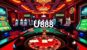 Experience the vibrant U888 casino atmosphere with engaging gameplay and luxury gaming tables.