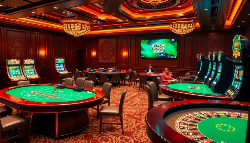 Dewacasino login interface displayed on a luxurious gaming table in an online casino.