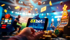 Engaging online gambling experience at 8xbet.com.se with vibrant digital interface and sports betting excitement.