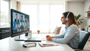 Remote sales closer jobs showcased with a professional in a sunny home office setting.