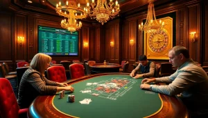 Experience the thrill of high-stakes poker at https://vaoluoitv.it.com with vibrant colors and luxurious atmosphere.