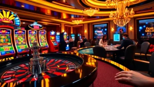 Experience the thrill of casino gambling with a focus on link 98win and vibrant gaming action.