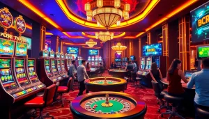 Disfruta de una experiencia de juego emocionante en el casino vibrante de BCBRL, con emocionantes máquinas tragamonedas y mesas de póker.
