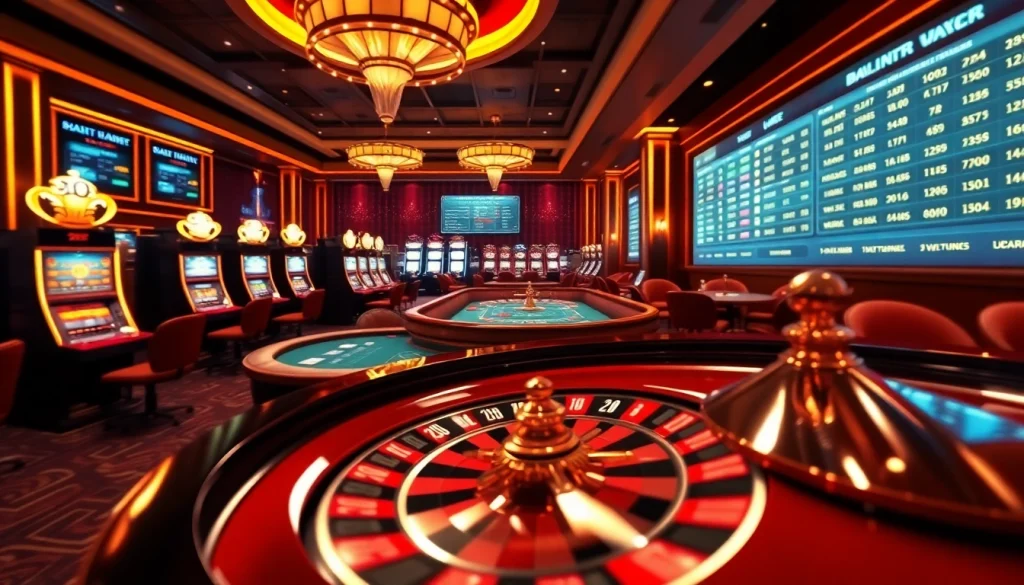 Experience thrilling gameplay at 600bet with vibrant casino tables and exciting game elements.
