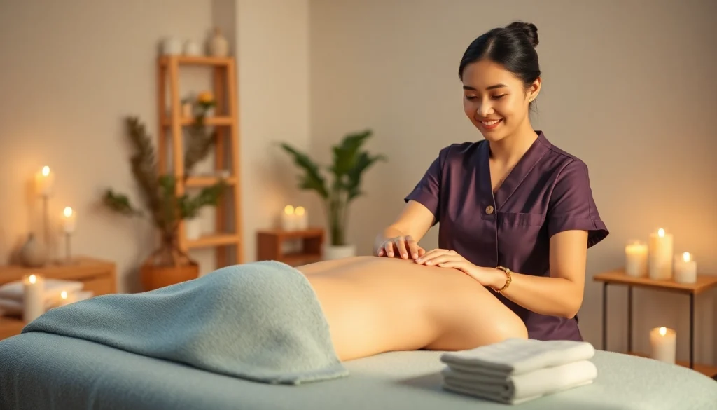 Experience premium 출장마사지 in a serene home setting with a professional therapist.