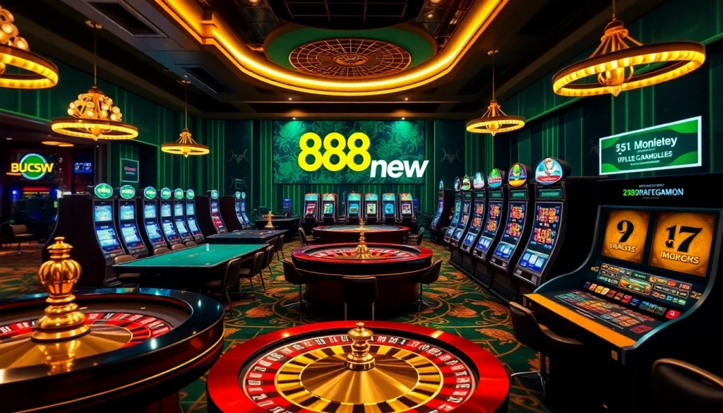 Experience thrilling gameplay with the interactive 888new casino, featuring engaging slots and roulette.