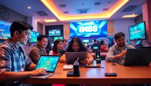 MM88 online gaming platform showcasing players engaged in various games, emphasizing security and user-friendly design.