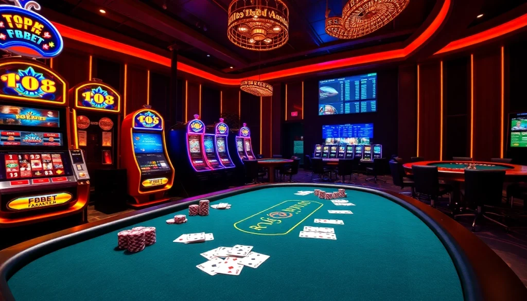 F88BET offers an exciting online casino experience with poker tables, vibrant slots, and betting features.