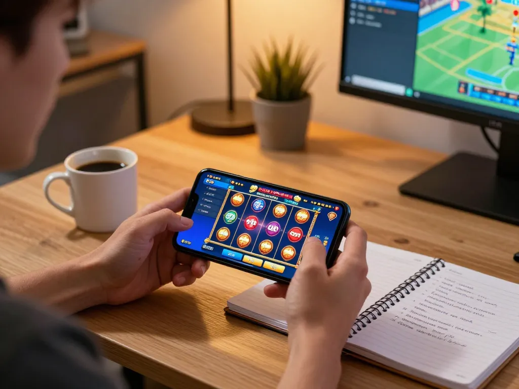 Engage with your favorite slot gacor gampang menang while enjoying home gaming setup.