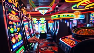 Experience the excitement of slot demo games with vibrant casino visuals and thrilling gameplay.