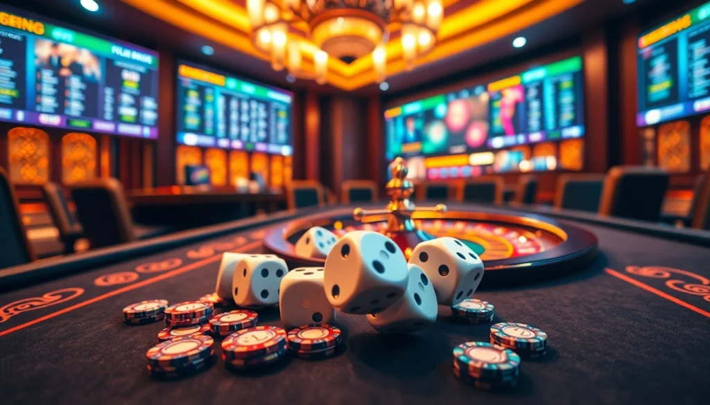 The thrilling online gambling experience at https://taixiumd5.fan/, featuring an exciting Tài Xỉu MD5 game table.