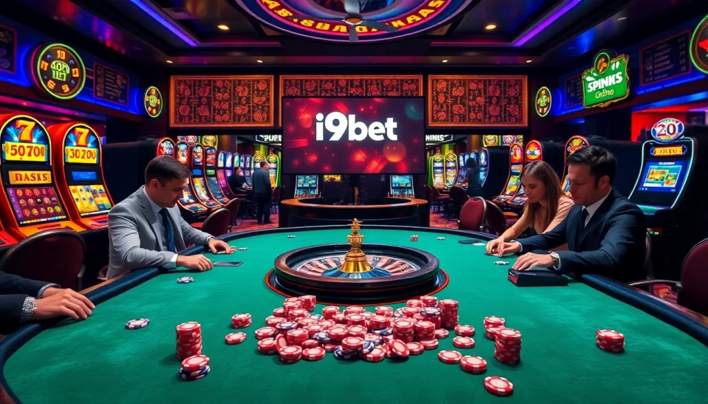 Experience the thrill of poker and slots at i9bet, where excitement meets luxurious gaming.