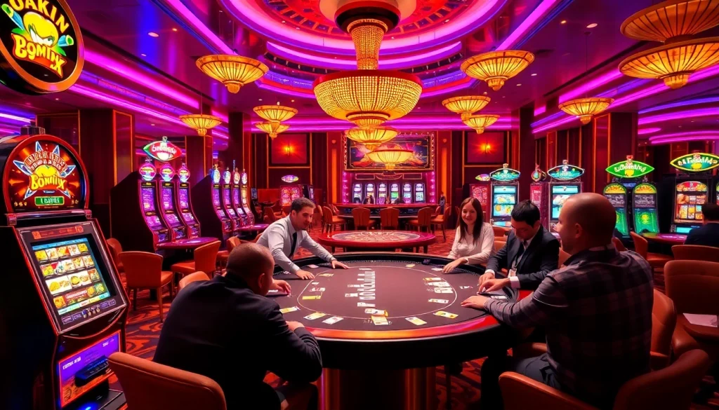 Experience the thrill of gambling at okwin with vibrant games and energetic players.