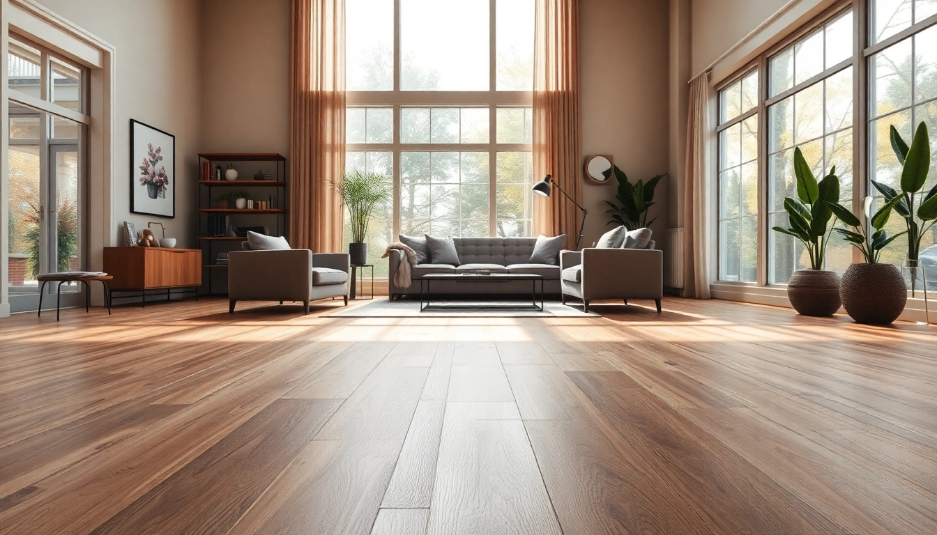 LVP flooring enhancing a stylish living room with modern decor and natural light.
