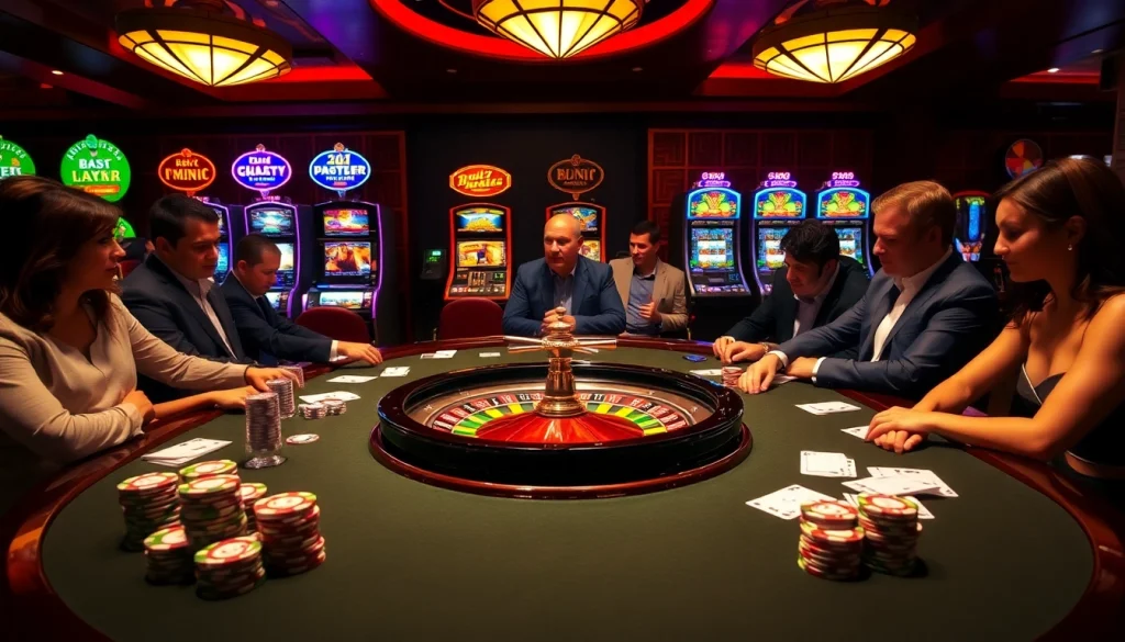 Rasakan aksi kasino yang mendebarkan di jmacdonaldphoto.com dengan meja roulette yang penuh warna dan pemain yang enerjik.