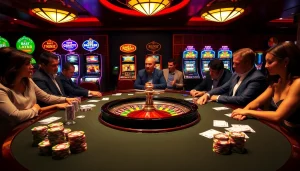 Rasakan aksi kasino yang mendebarkan di jmacdonaldphoto.com dengan meja roulette yang penuh warna dan pemain yang enerjik.