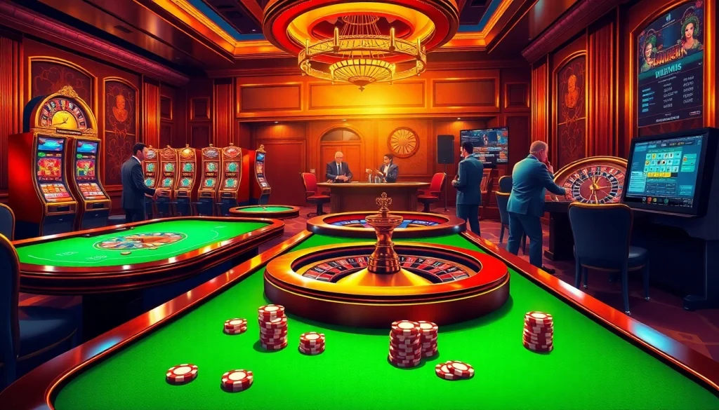 Découvrez le luxe et l'excitation du casino en ligne argent réel avec des tables vibrantes et des joueurs captivants.