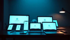 快连下载应用在多种设备上展示，提升在线速度与安全性。