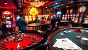 Players enjoy an exciting game of roulette at XX88, a premier casino.