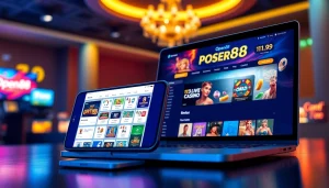 Open88 online gambling interface showcasing diverse games and betting options for an exciting user experience.