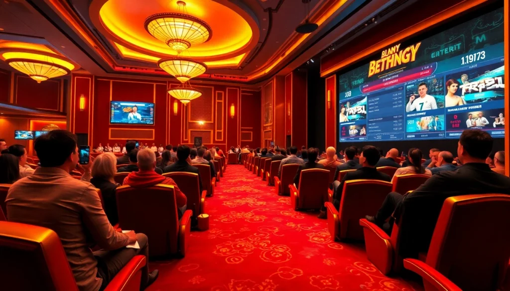 Watch đá gà thomo trực tiếp as live matches unfold in a vibrant casino atmosphere.