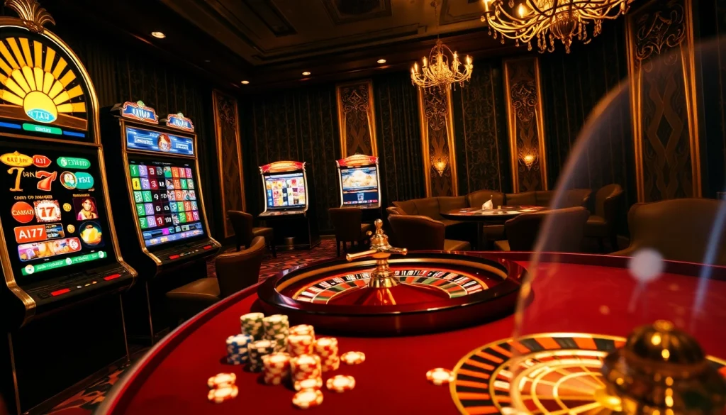 Découvrez l'excitation du casino en ligne argent réel avec des machines à sous vibrantes et une roulette luxueuse.