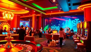 Experience the excitement of online gambling at https://68vip.uk/, featuring luxurious casino visuals.