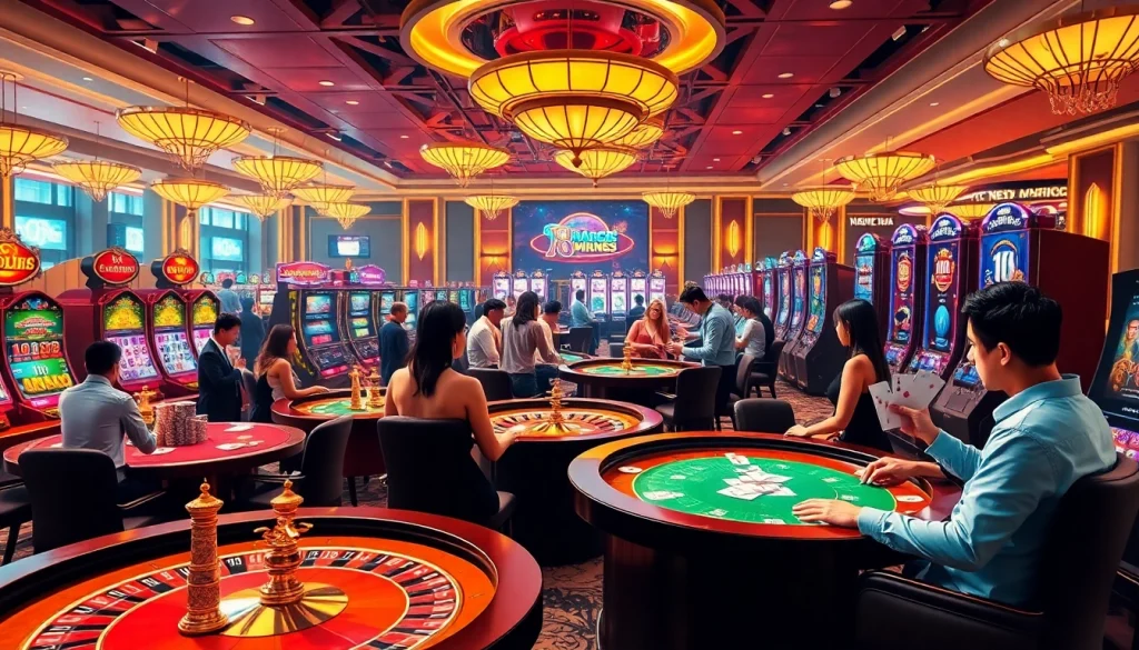 Experience high-stakes action and excitement at https://68vip.trade/ with our vibrant casino scene.