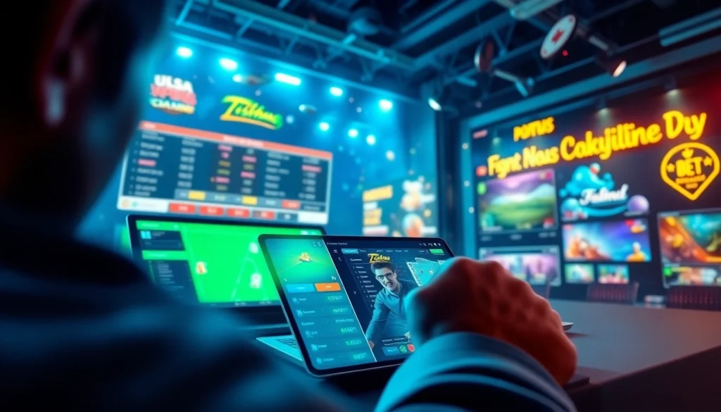 Engaging online betting experience at https://057789.com/ showcasing vibrant gaming options and interactive design.