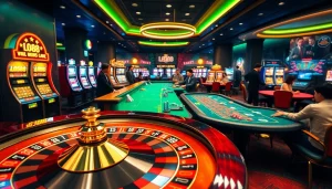 Experience the excitement of LEO88 casino games with vibrant tables and thrilling slots.
