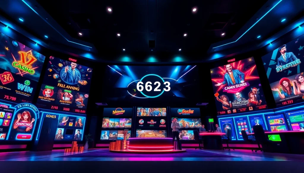 Engaging digital gaming platform interface showcasing 6623 la ✔ with vibrant colors and dynamic animations.