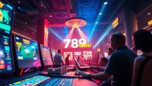 Experience the thrill of 789WIN, the top online gambling platform, showcasing vibrant games and sports betting.