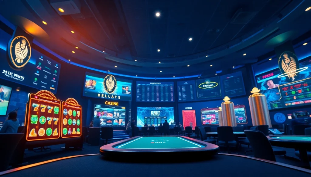 Exciting online betting experience at 8kbet with vibrant casino games and sports betting options.