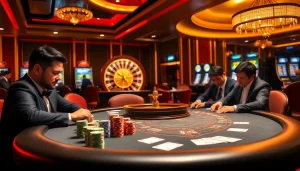 Experience the thrill of high-stakes poker at 88vv.jpn.com, featuring vibrant casino aesthetics.