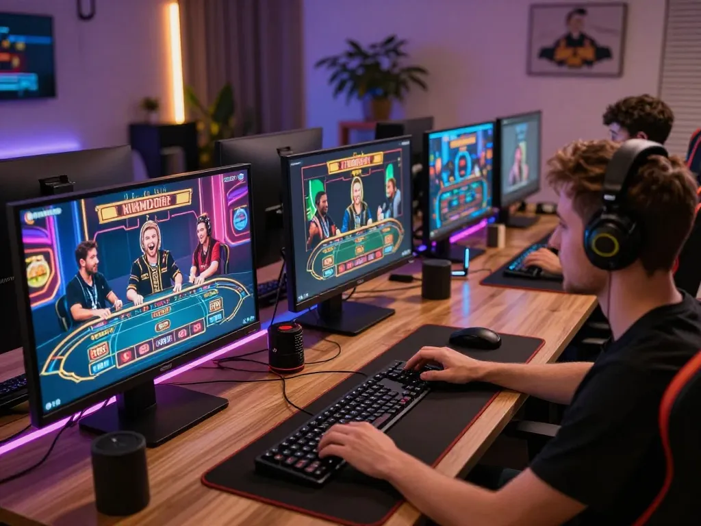 Experience win678 online gaming setup with live dealer excitement and vibrant atmosphere
