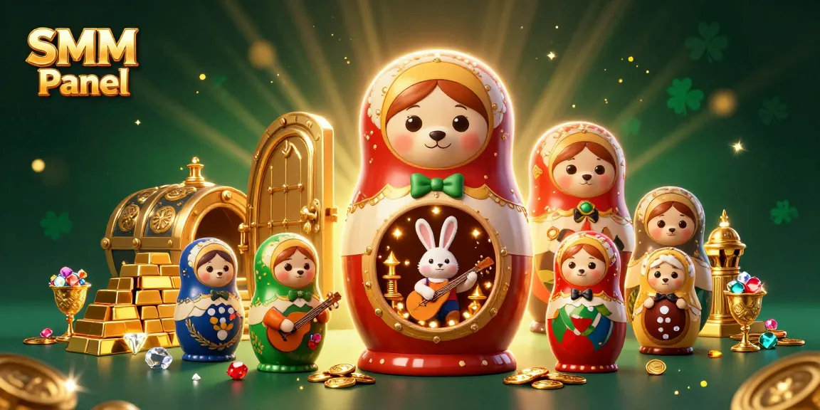 Engage with SMM Panel through a vibrant 3D carnival gathering of casino characters celebrating growth.
