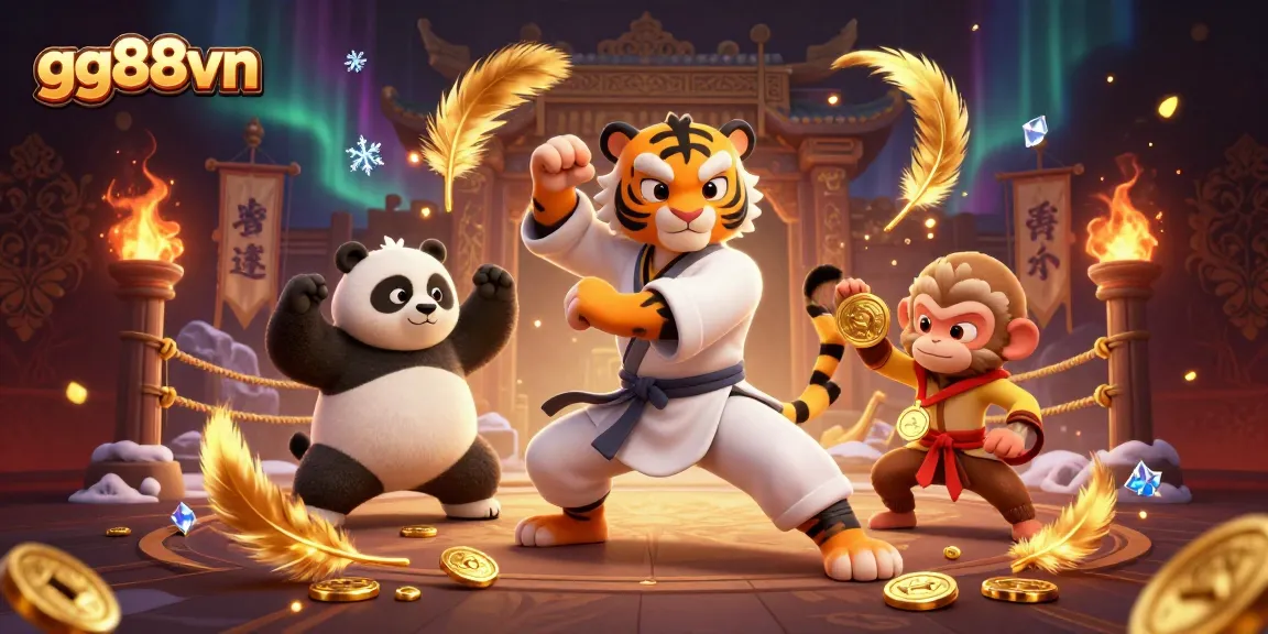 Experience thrilling play with gg88vn in this engaging and colorful casino scene.