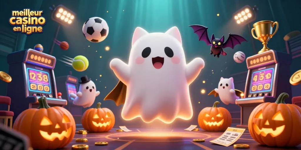 Jeux captivants dans le meilleur casino en ligne, avec des jetons et un chat fantôme