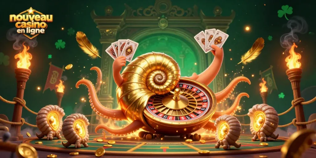 Le nouveau casino en ligne propose une expérience immersive avec la roulette et des cartes illustrées.