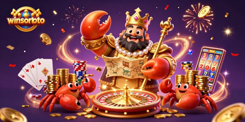 Menang di winsortoto dengan karunia koin emas dan karakter menarik dalam permainan kasino.