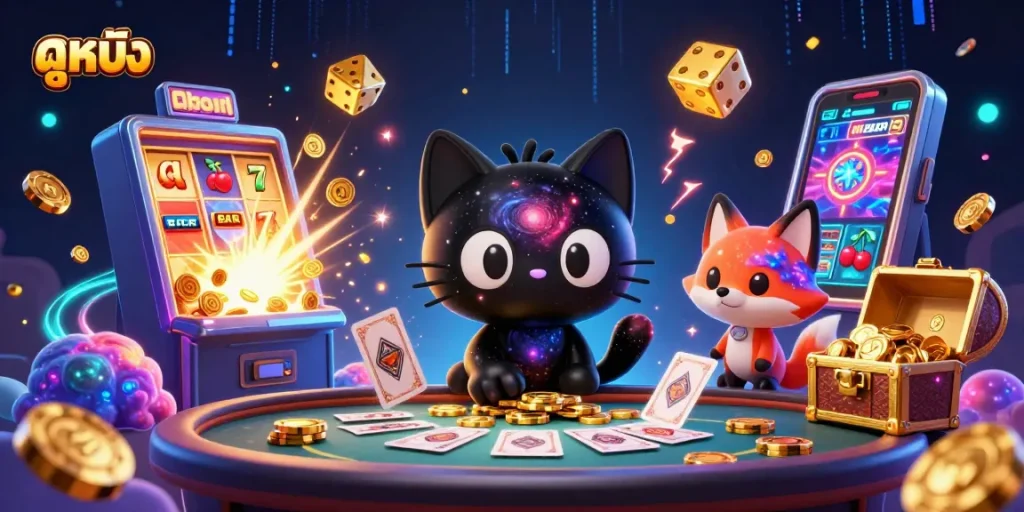 ดูหนังออนไลน์ฟรีสนุกไปกับคาสิโน เกมสล็อตและซองโป๊กเกอร์ที่มีสีสัน
