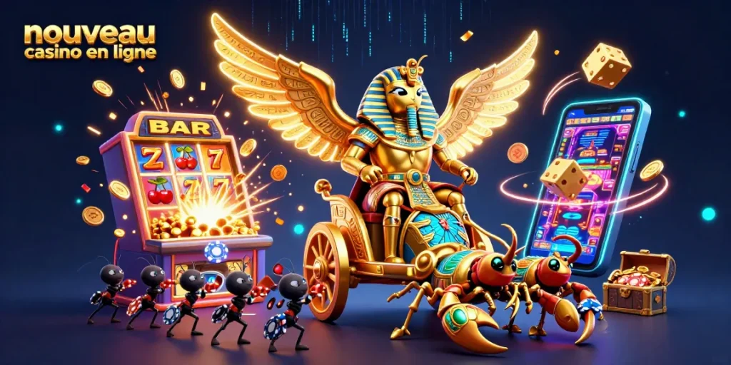 Le nouveau casino en ligne offre des machines à sous colorées et des gains en or éclatants.