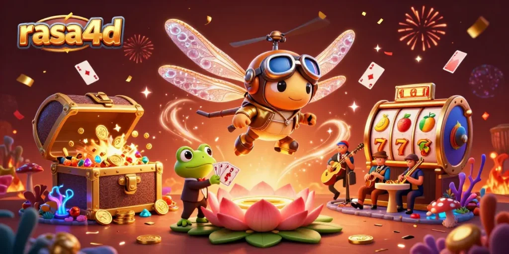 Rasakan keseruan bermain di rasa4d dengan dealer katak dan slot gacor yang menarik!