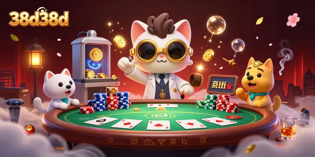 O 38d38d traz emoção com o gato cientista em um laboratório de cassino.